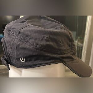 Lululemon Athletica Black Nylon Cap